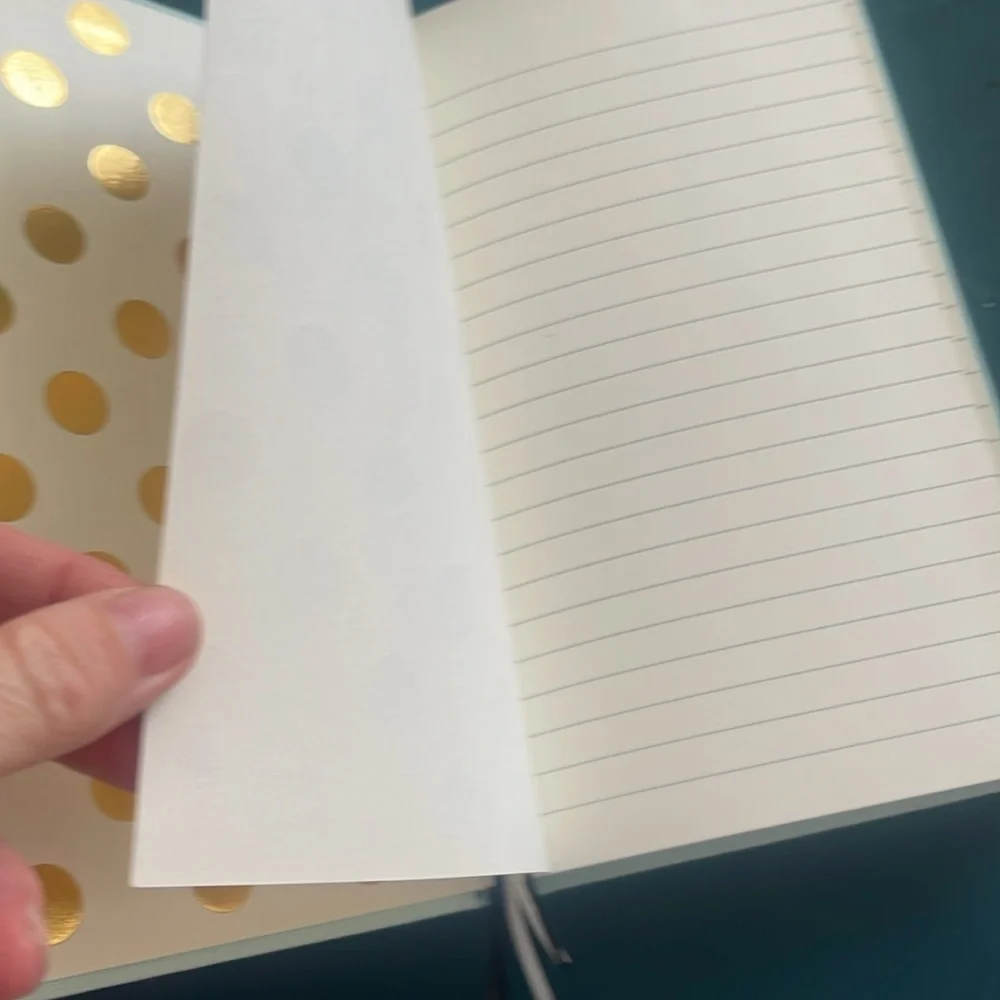 Chic happens Kate spade journal NEW baby blue